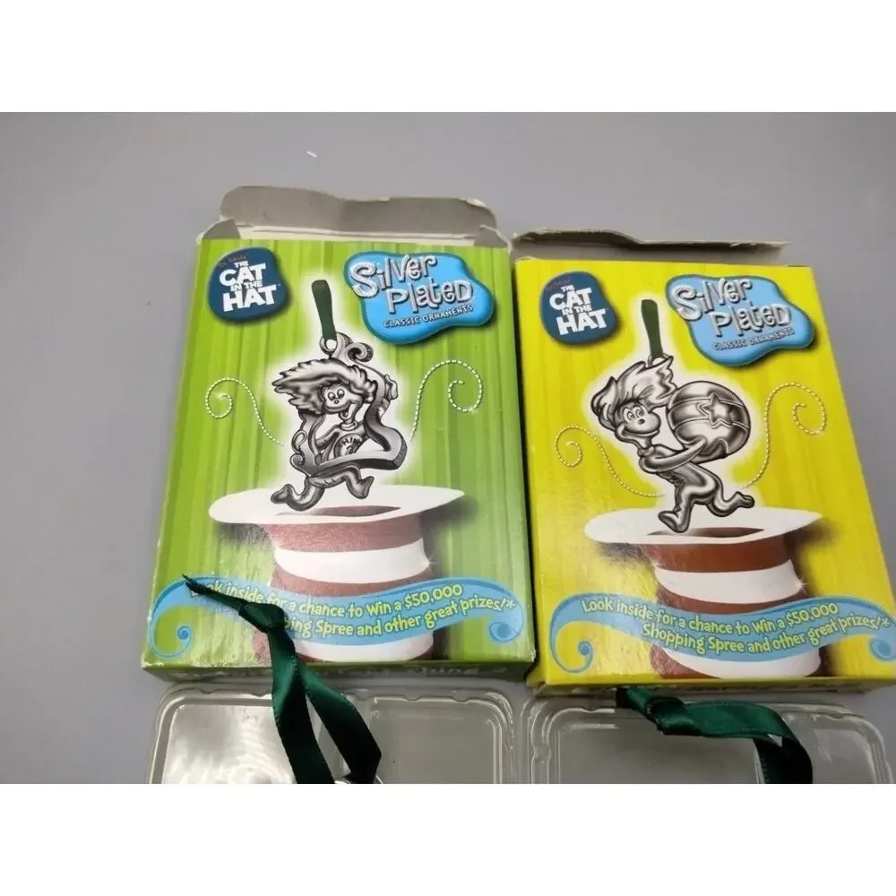 Cat in the Hat ornaments include